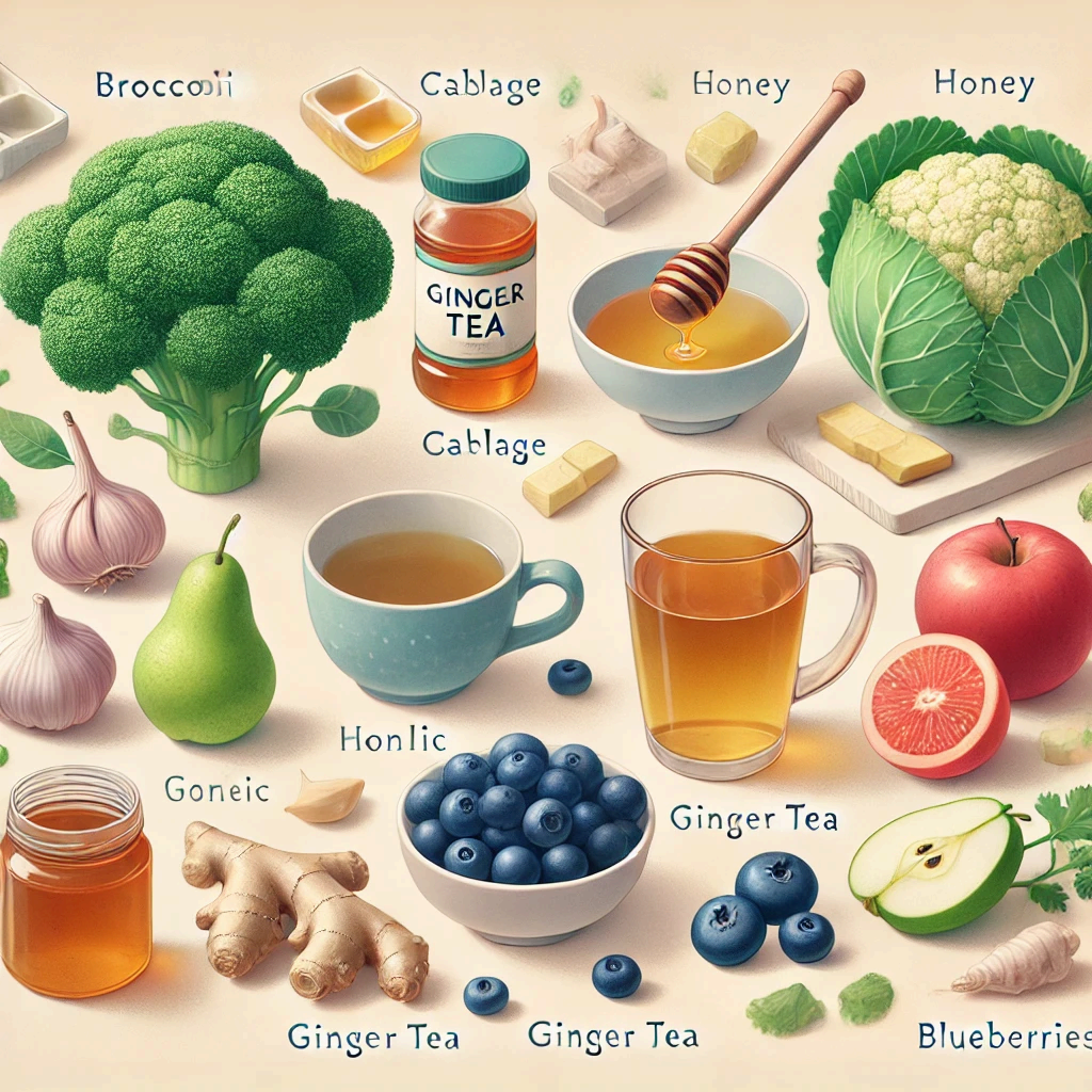 🥦 코골이 완화에 도움되는 음식