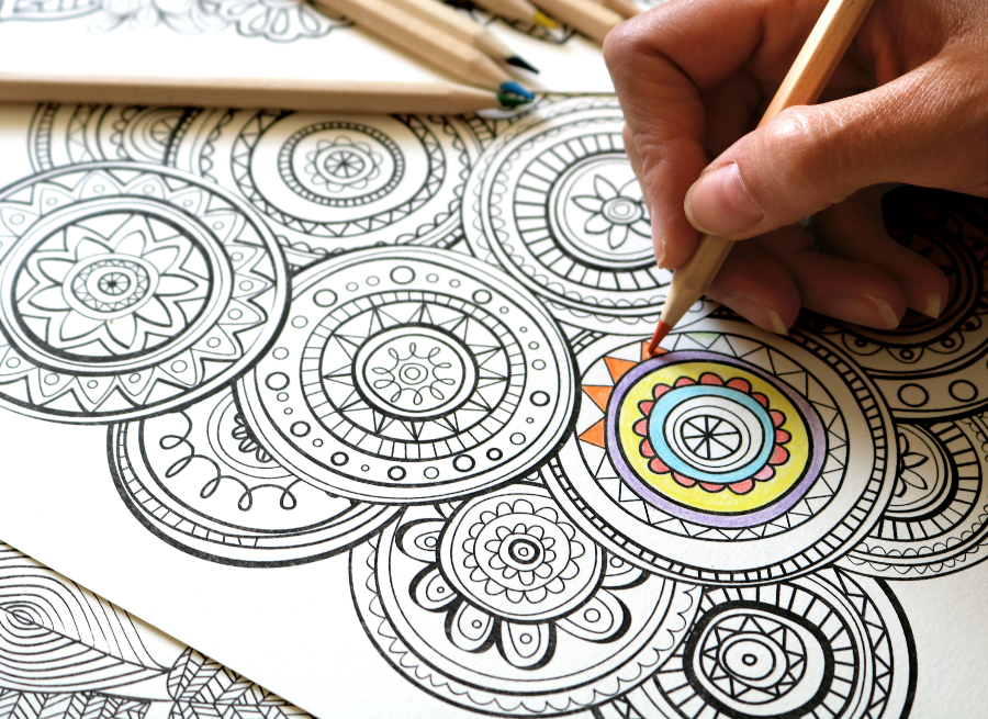 힐링 패턴 드로잉 – 젠탱글