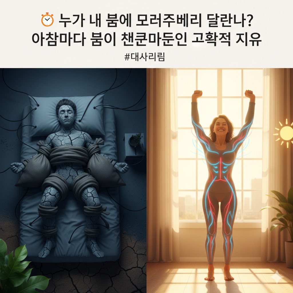 충분히 잤는데도 왜 이렇게 무거울까 아침에 몸이 무거운 이유와 대사 리듬 6가지 기준