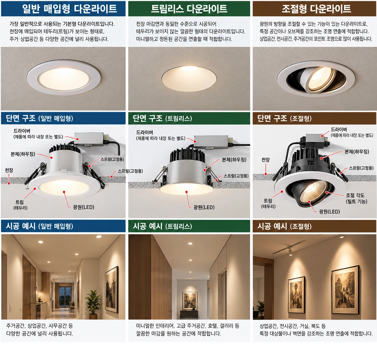 다운라이트 타입