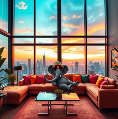 펜트하우스 코끼리 영화그림