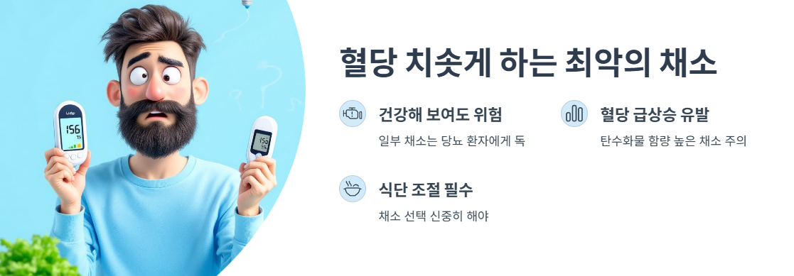 혈당 치솟게 하는 최악의 채소 3가지