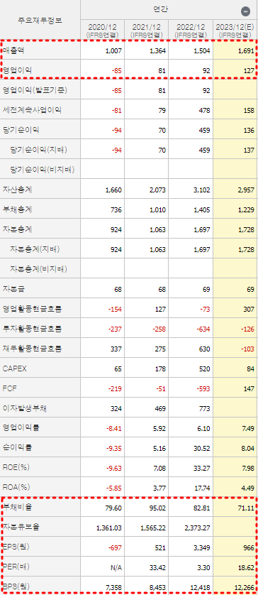 텔레칩스 재무제표