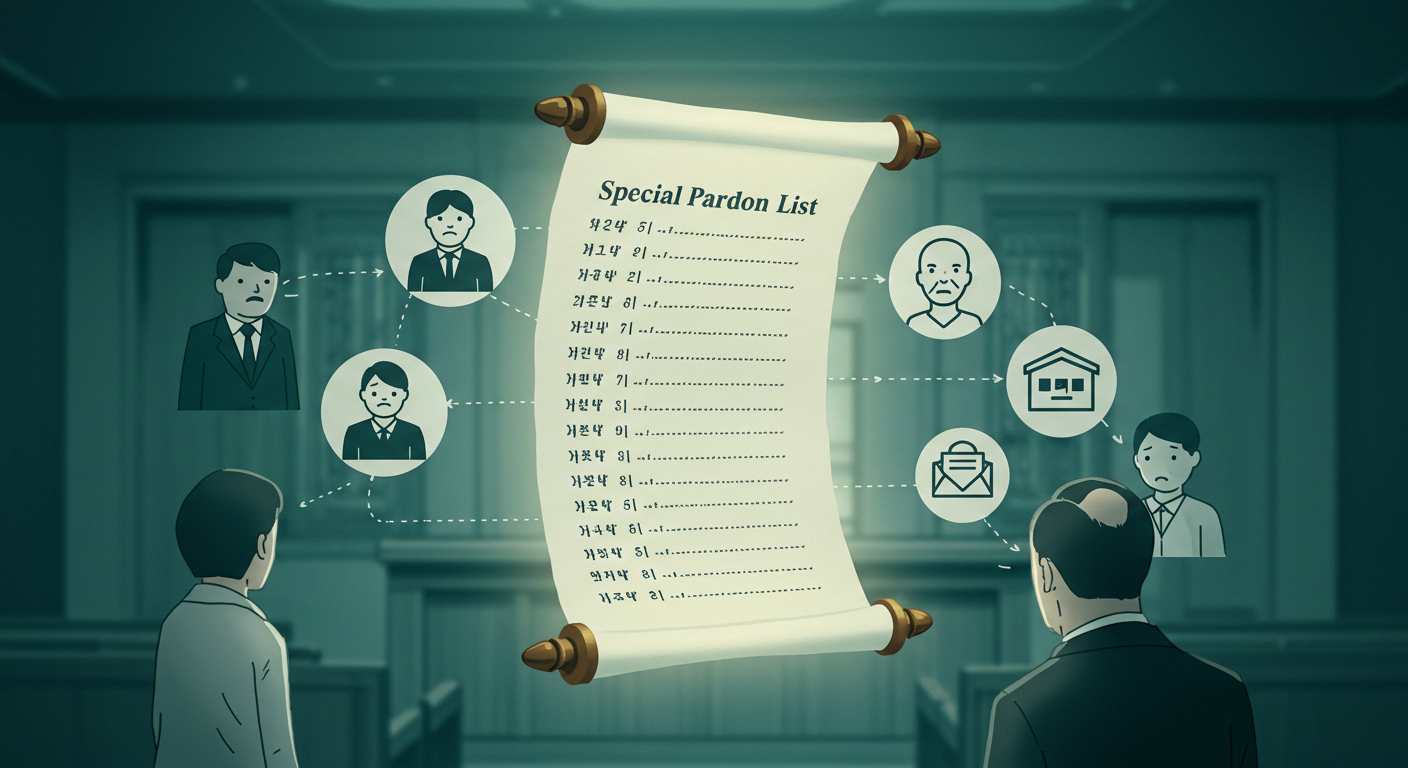 특별사면 명단 대상자 확인(2025 광복절 특사)