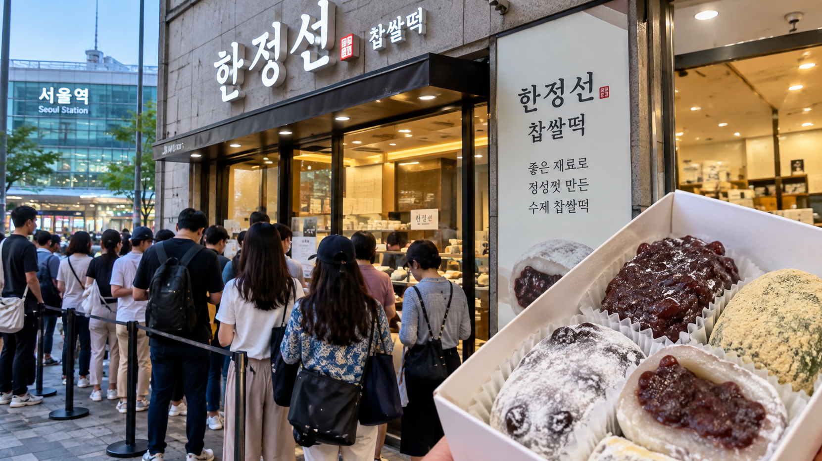 서울역 한정선 찹쌀떡, 웨이팅 해도 후회 없는 이유