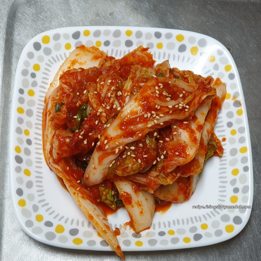 배추겉절이 만들기