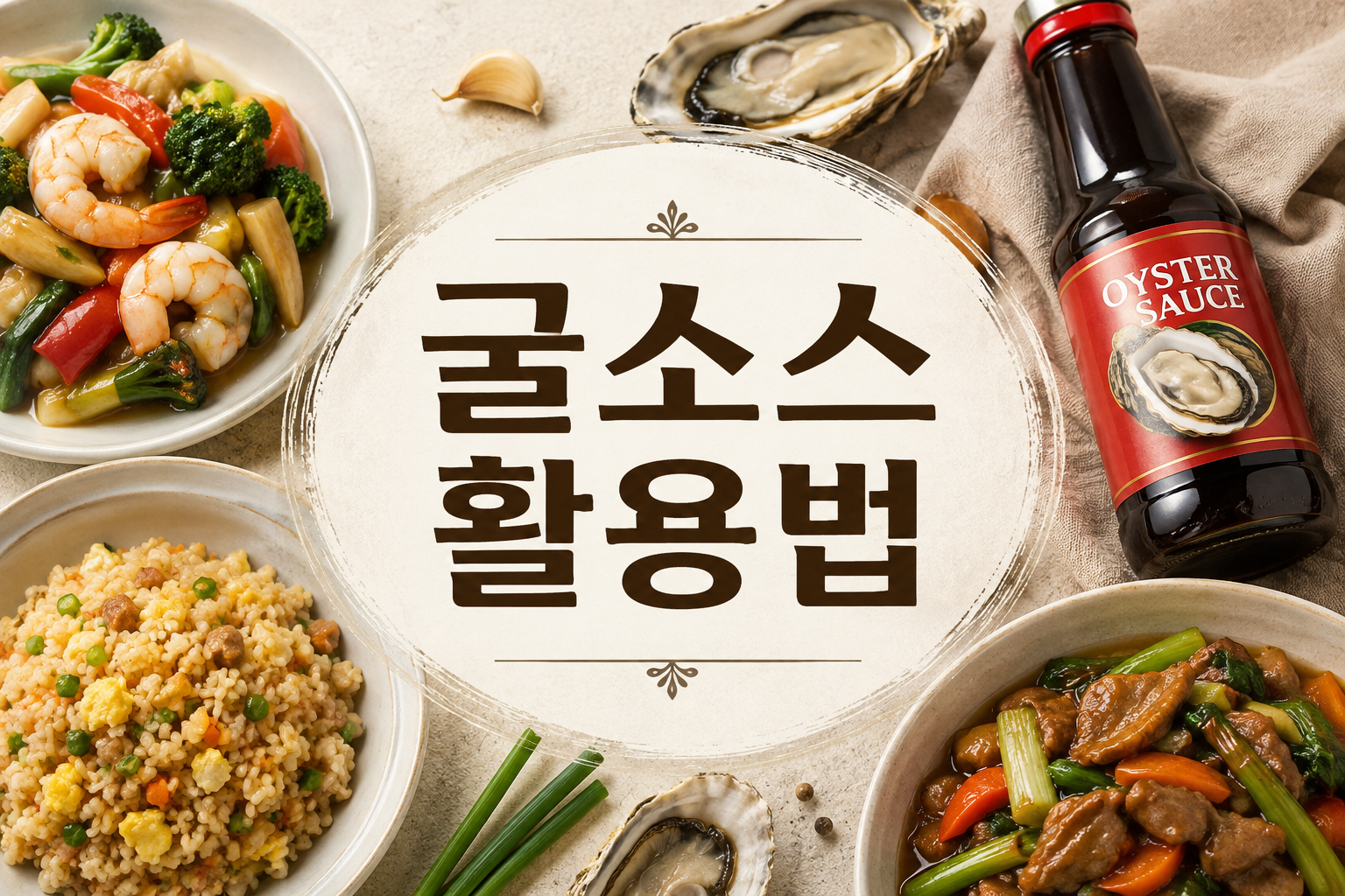 굴소스 활용법