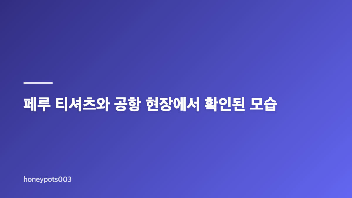 신현준 페루 공항 환대, 리마 팬들이 모인 이유