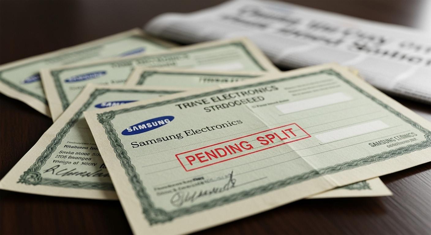 삼성전자 주가 분할 전