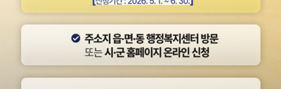 민생지원금 3차 경남도민 생활지원금