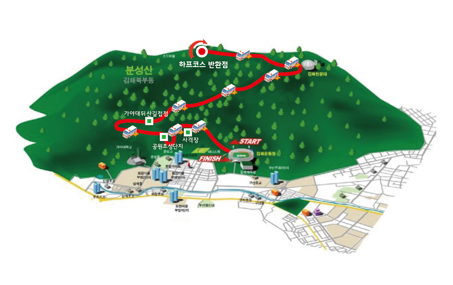 하프코스 사진