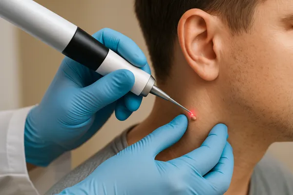 쥐젖 제거 레이저 시술 과정과 회복4