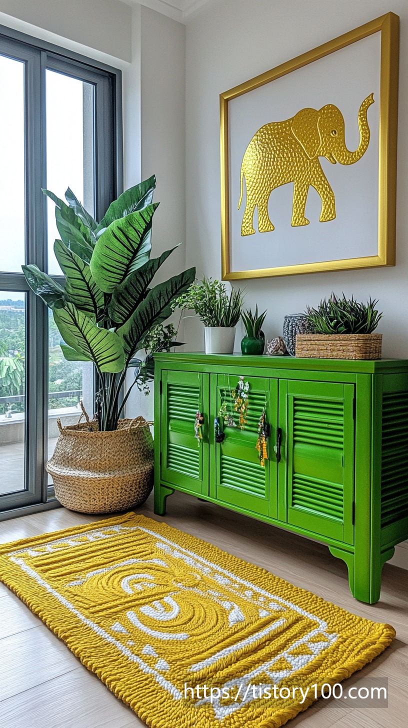 3. 풍수지리에서의 코끼리 배치 그림1