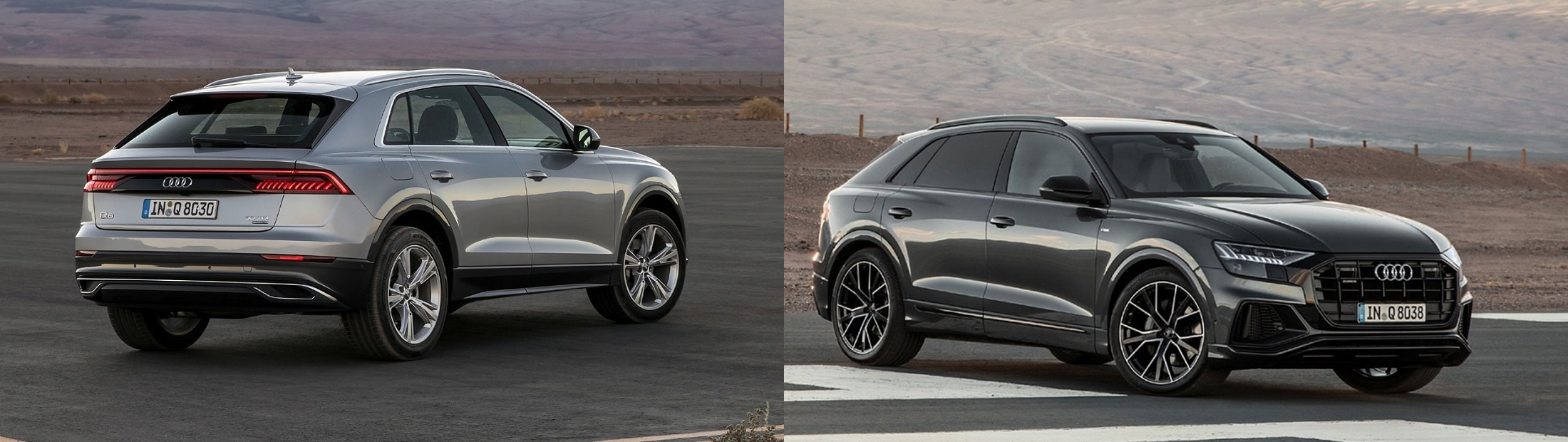 아우디 Q8 55TFSI, BMW X6 40i