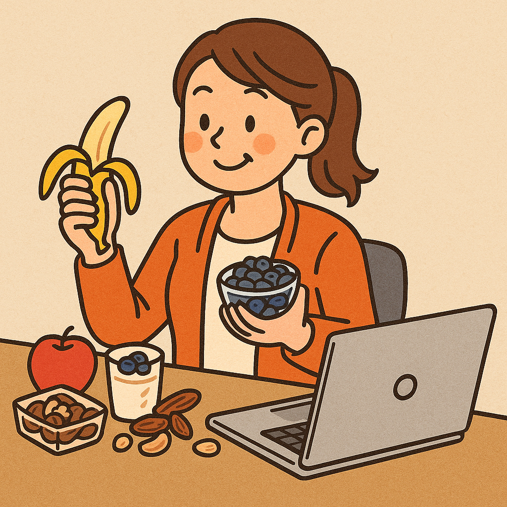 직장인의 간식 습관, 건강하게 바꾸는 법