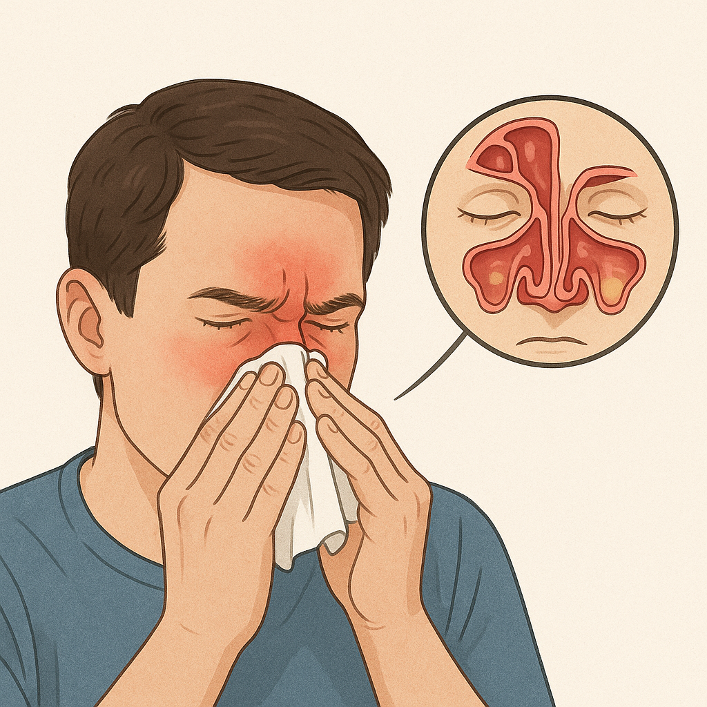 알레르기 비염 원인 증상 완화를 위한 생활습관