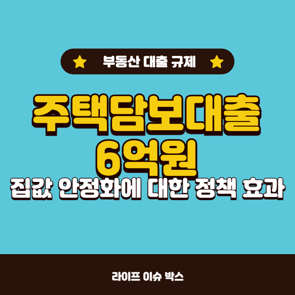 주택담보대출 6억원