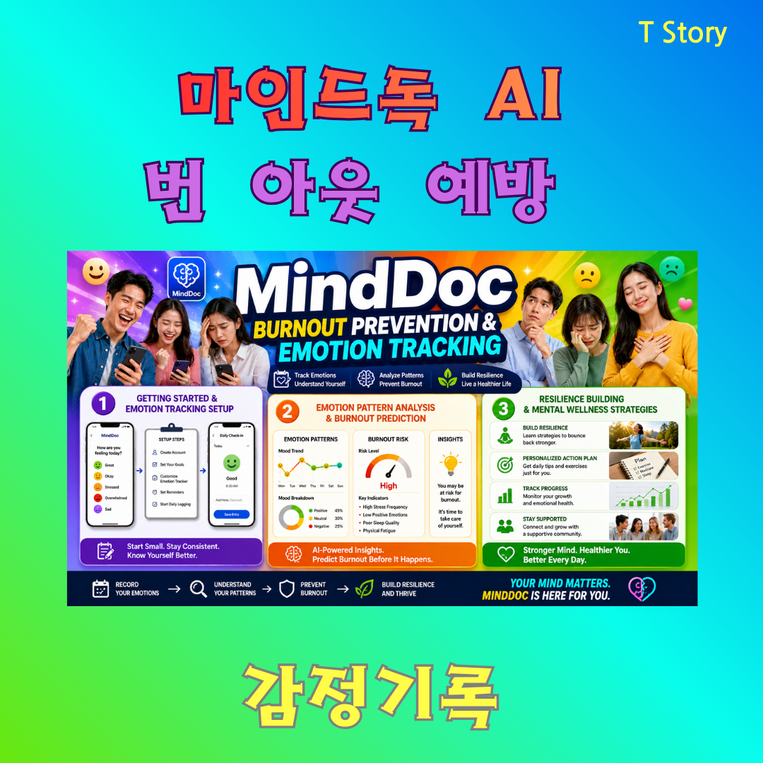 MindDoc 번아웃 예방과 감정기록