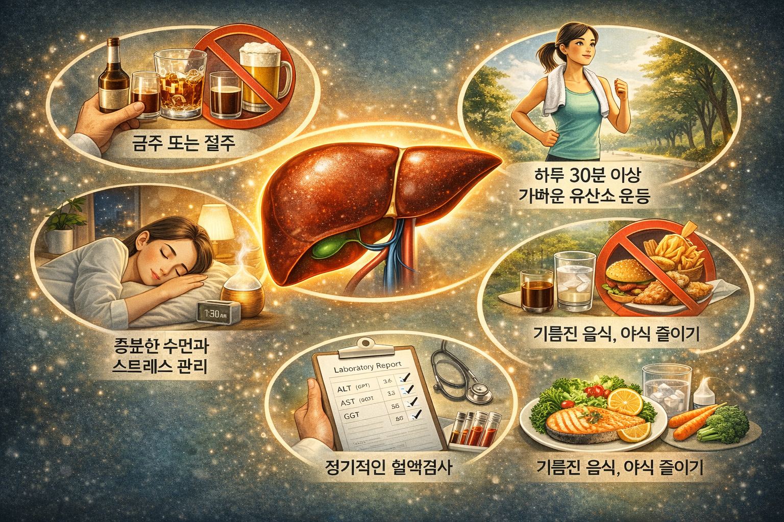간수치 관리에 도움이 되는 생활습관