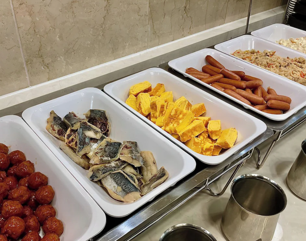 일본의 토요코인 호텔의 조식