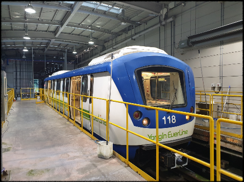 용인특례시는 한국철도기술연구원과 협력해 추진한 열차 자동운전용 핵심 통신장치 국산화 시험운전에 성공했다