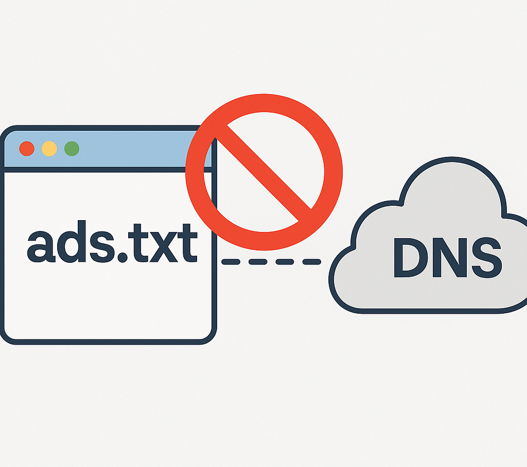 DNS 설정이 누락되어 있는 것을 보여주는 이미지