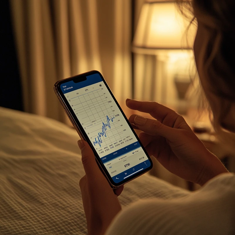 스마트폰 앱을 사용해 실시간 ETF 투자 가치를 추적하며 디지털 효율성을 경험, 투자 통제의 감동을 느끼게 합니다.