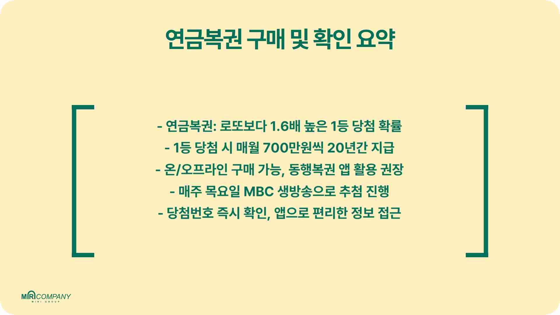 연금복권 당첨번호 266회 당첨결과 조회