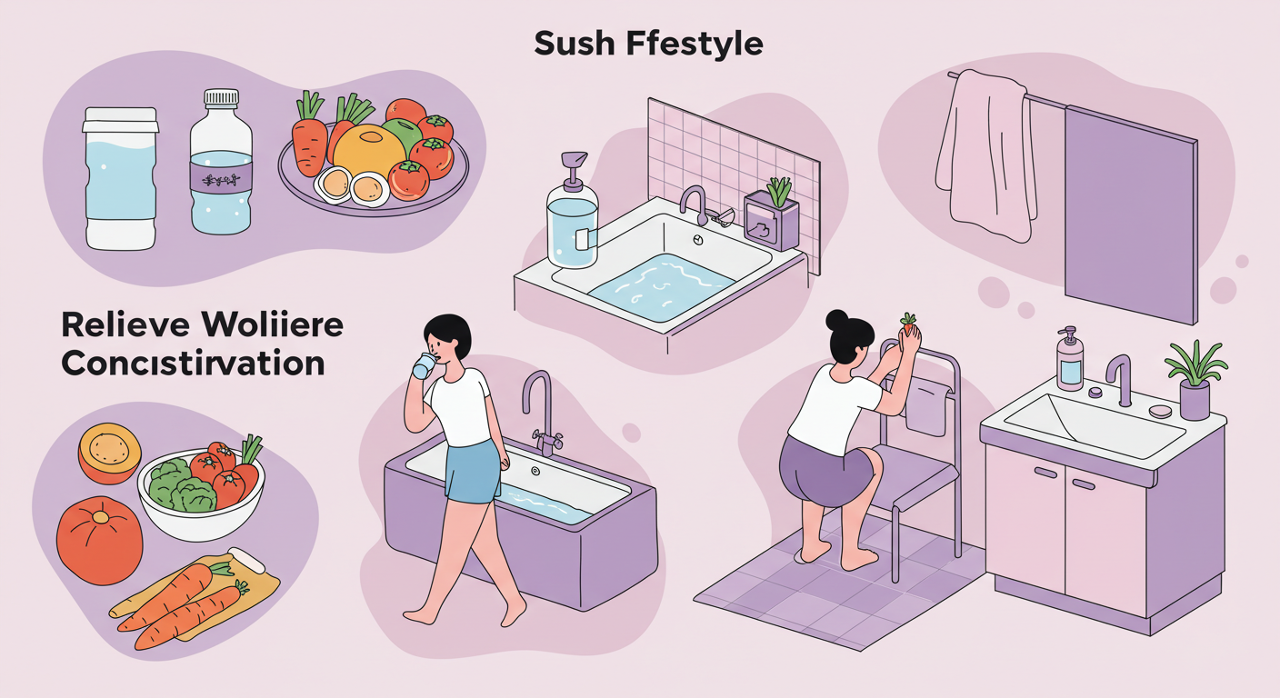 변비 치료, 배변 습관