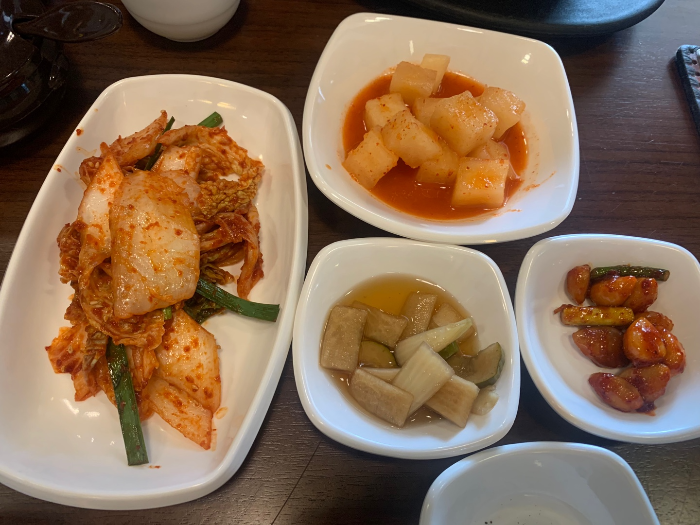 가랑삼계탕 밑반찬