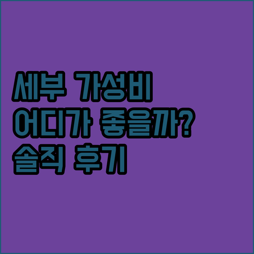 세부 가성비 호텔 어디? 사우스폴 센