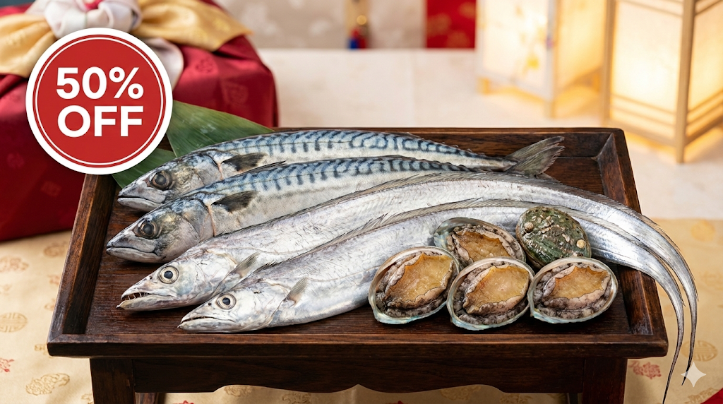 설 명절 수산물 50% 할인
