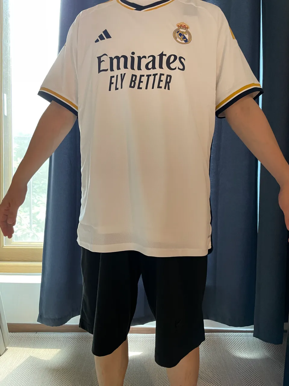 23-24 레알마드리드 유니폼 4XL 실착 컷