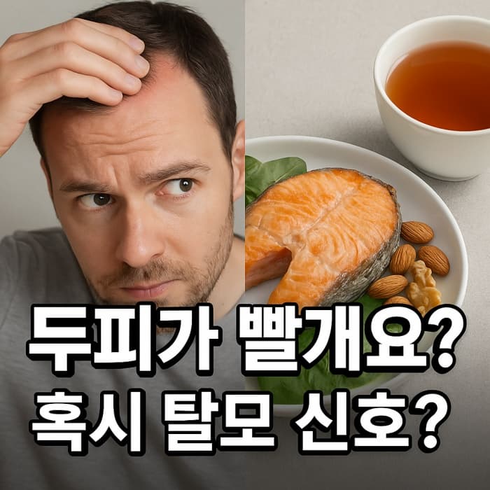 🧠 두피가 빨개요? 탈모 신호·냉각 루틴·탈모꿈 정리