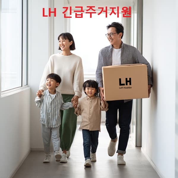 LH 긴급주거지원을 받는 가구의 이사 장면