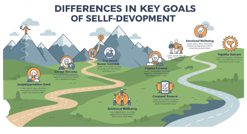자기계발의 주요 목표 차이