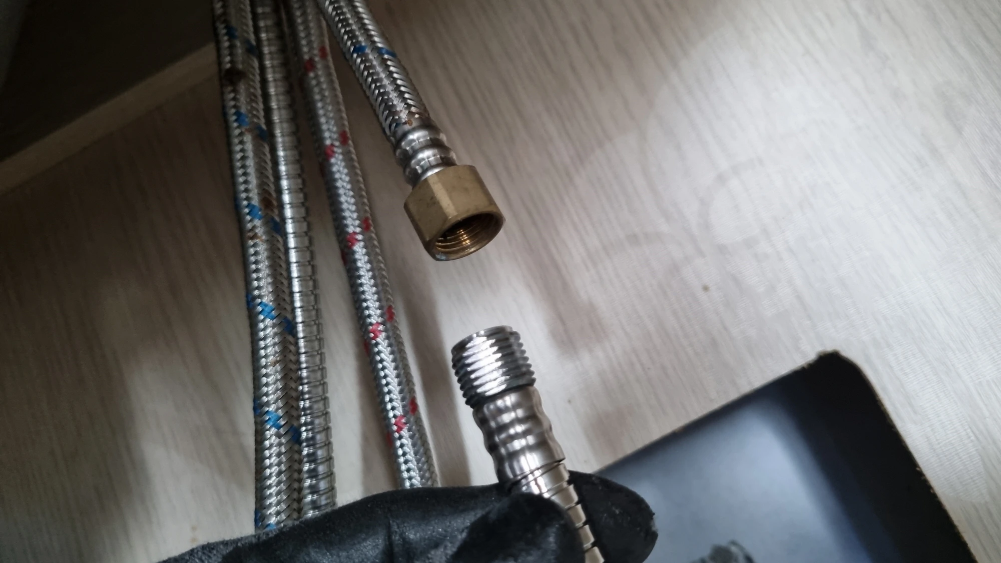 호스 분리 모습