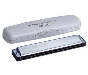 엔젤 하모니카 AH-P24 24홀 C키 교육용 Harmonica C key