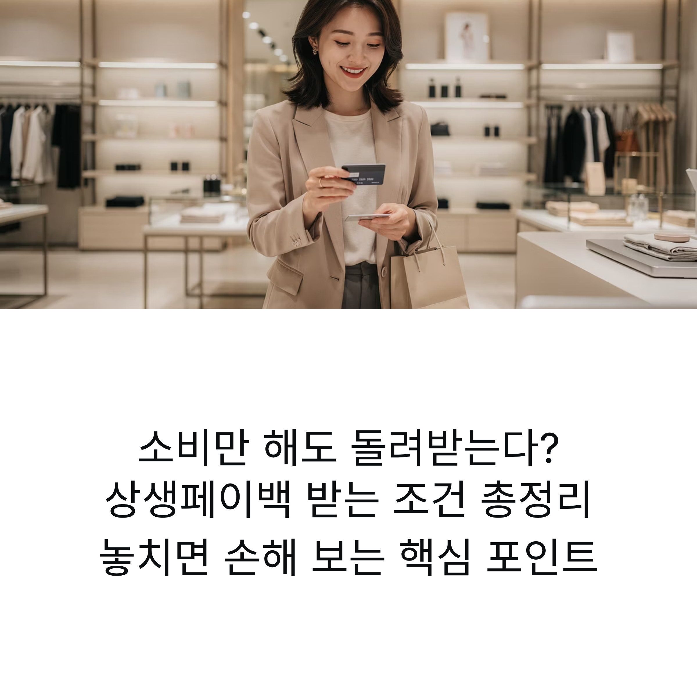 상생페이백 받는 조건 총정리 ! 놓치면 손해 보는 핵심 포인트