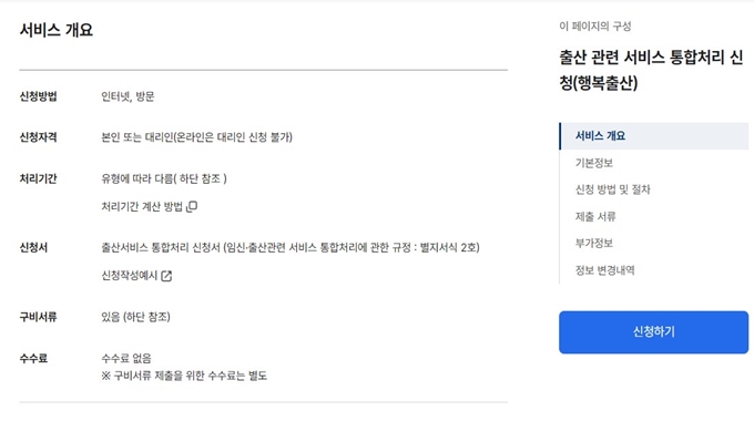 당진 출산지원금 첫만남이용권 신청방법