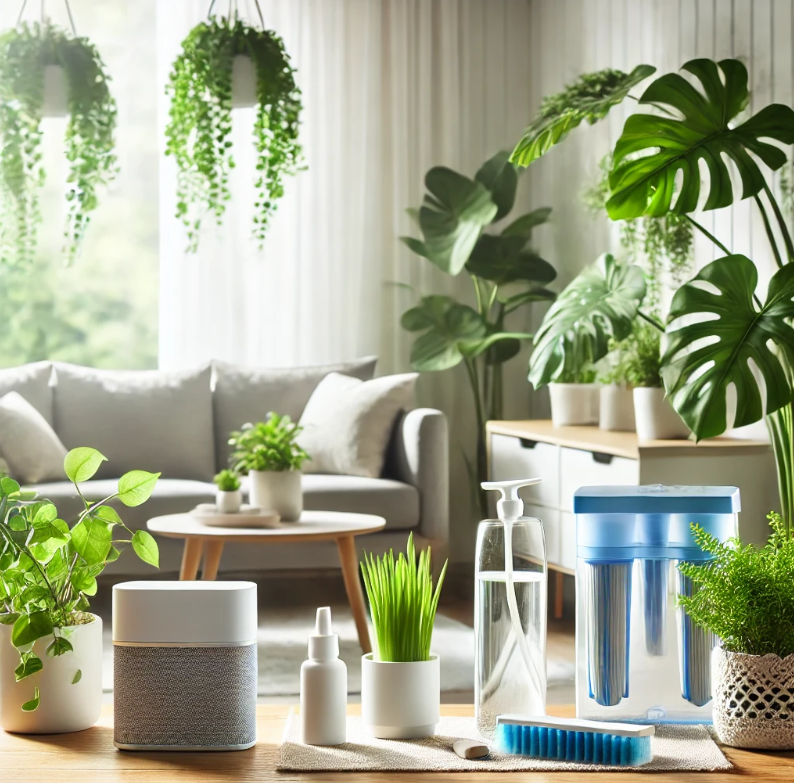 건조한 실내 개선을 위한 식물 재배