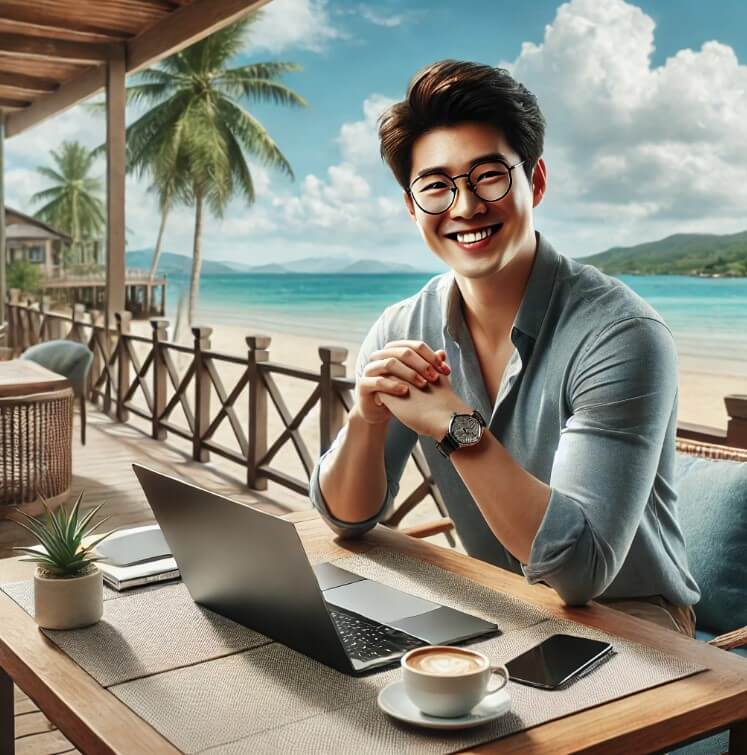 블로거 디지털 노마드 라이프 관련 이미지