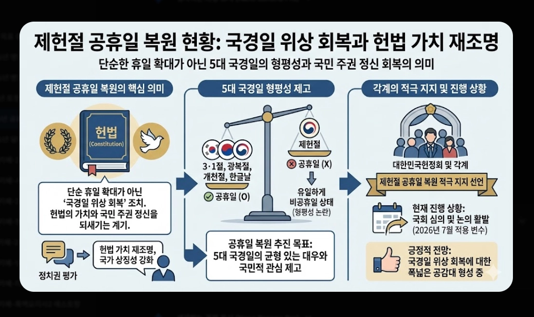 2026년 공휴일 총정리 대체공휴일 완벽 분석