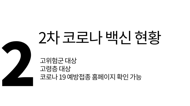 코로나 예방접종 현황