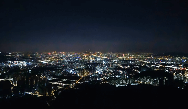 남한산성 서문전망대 서울 야경