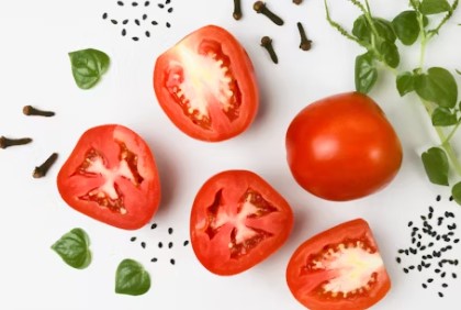 토마토 썰어 놓은 사진 썸네일