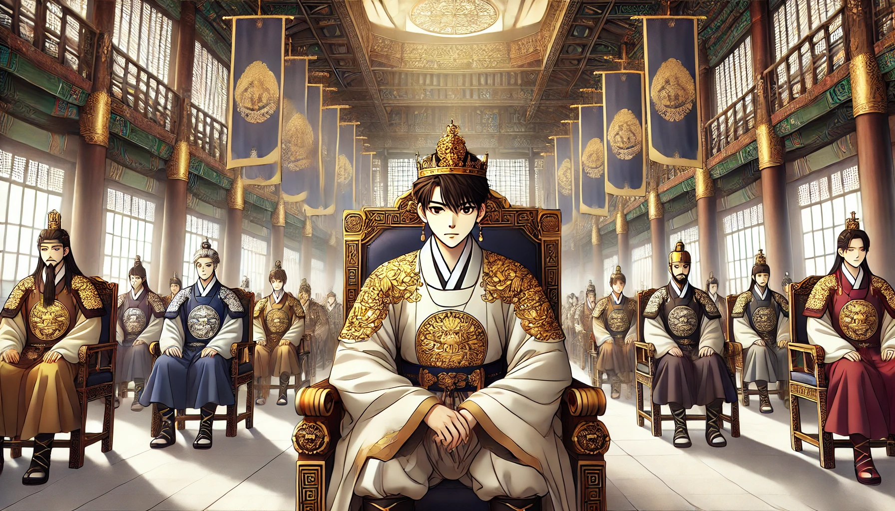 신라의 골품제 애니 스타일 이미지