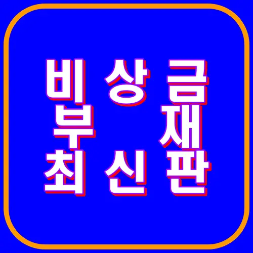비상금부채 최신판