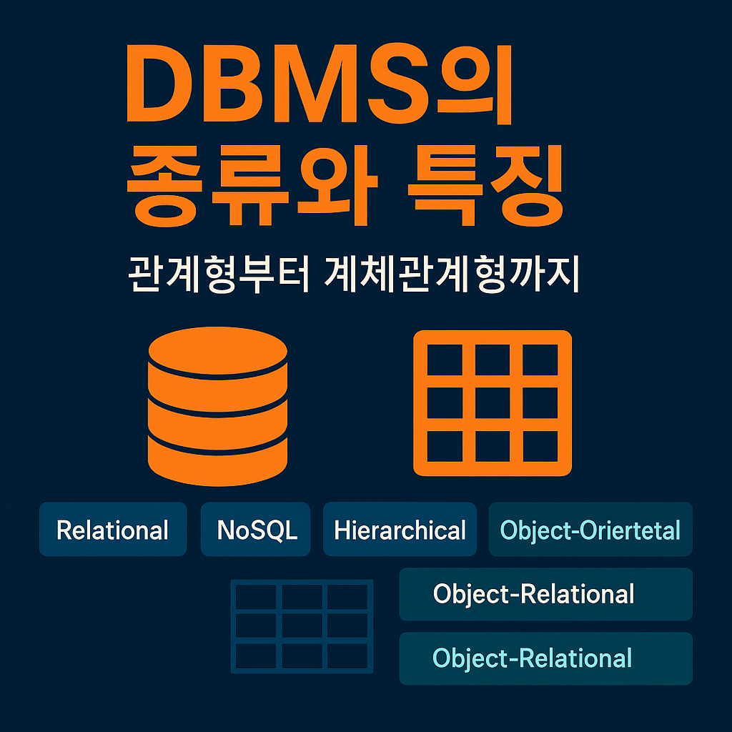 DBMS 종류와 특징