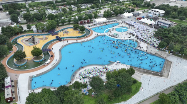 뚝섬 한강공원 수영장 이미지